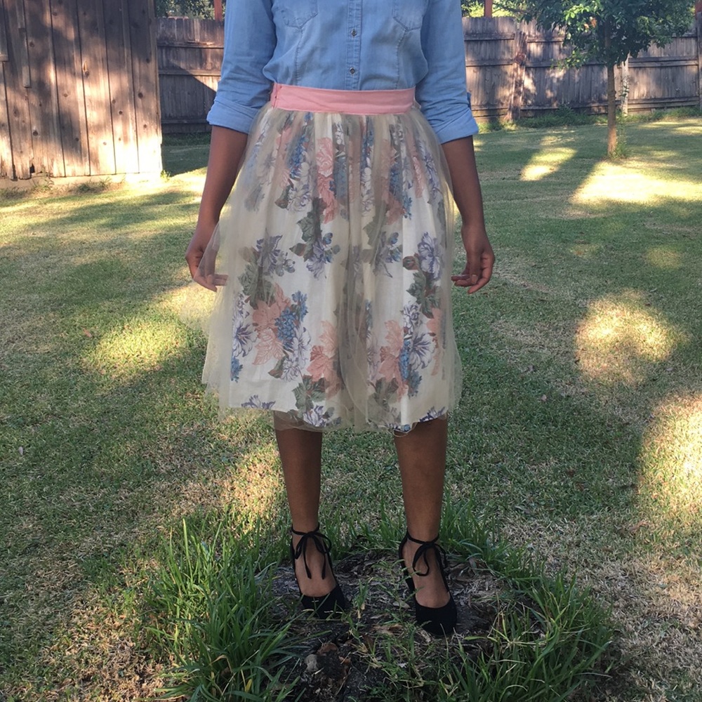 Handmade tulle skirt